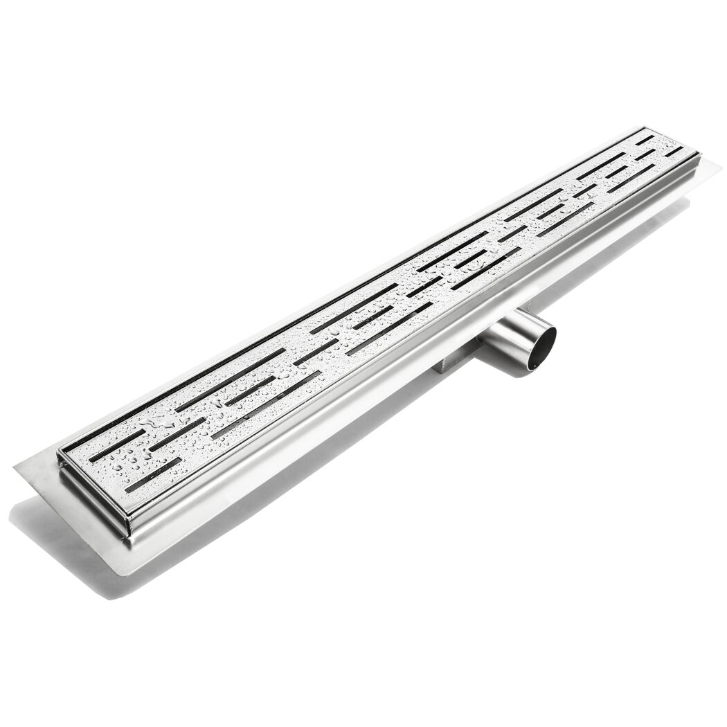 Duschrinne 80cm, 3-reihig geschlitzt