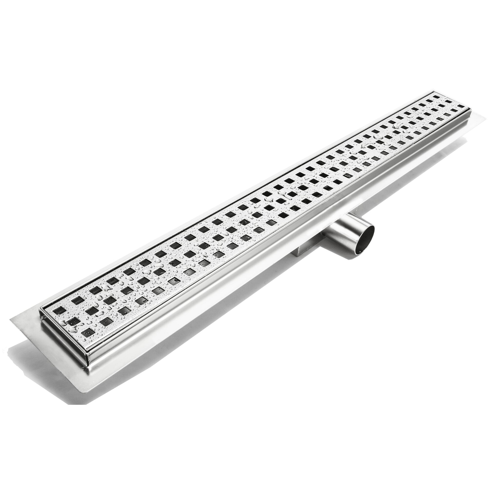 Duschrinne mit quadratischen Löchern