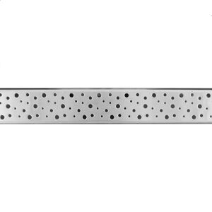 Duschrinnen-Abdeckung 'Cover' Edelstahl 50 cm Perle