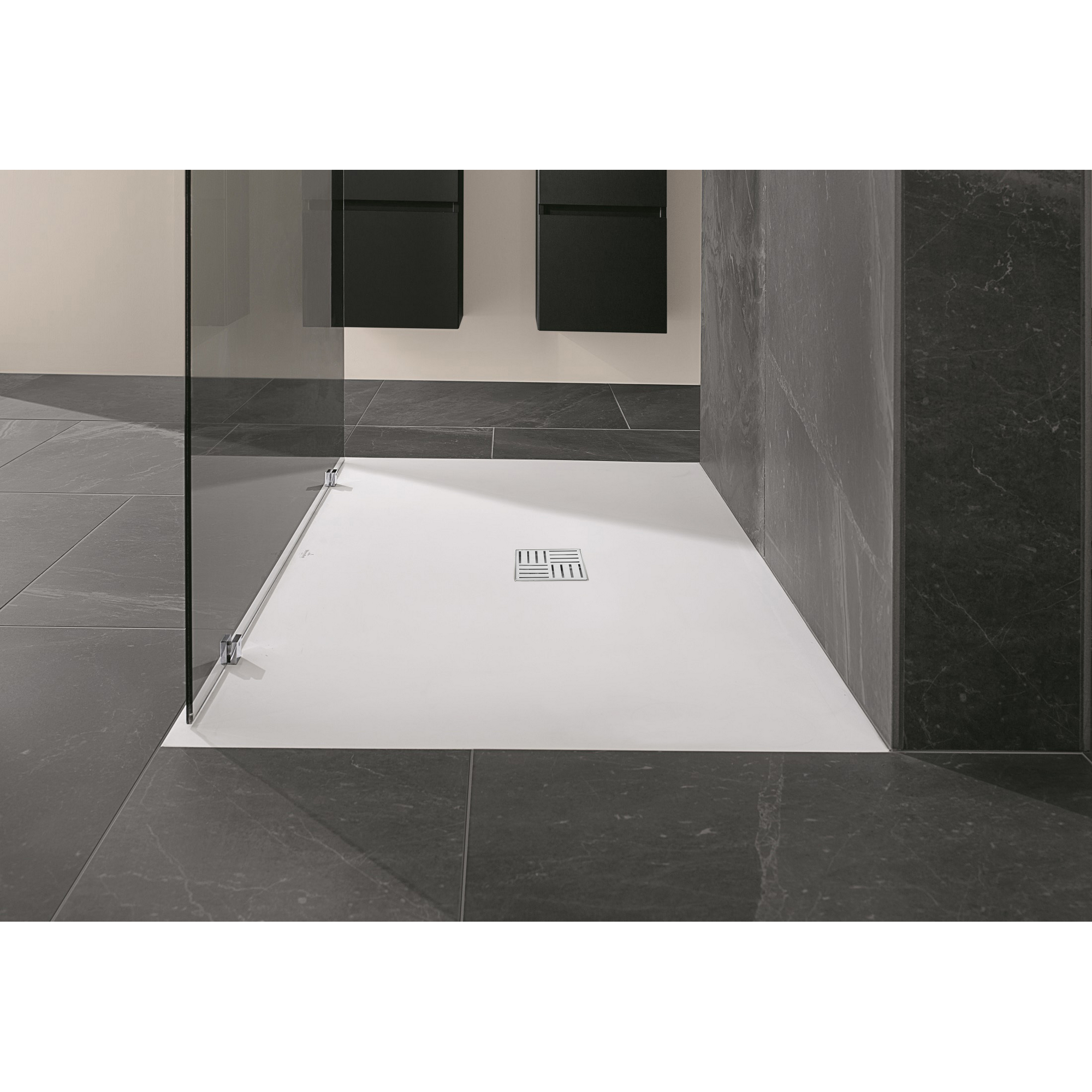 Duschrinnen-Abdeckung 'Cover' Edelstahl 15 x 15 cm, 3-reihig geschlitzt + product picture