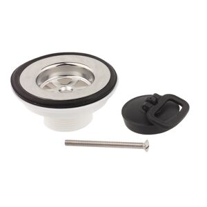 Ablaufventil 1 1/2" AG x 85 mm, Ventilkelch mit Ventilstopfen 45,5 mm
