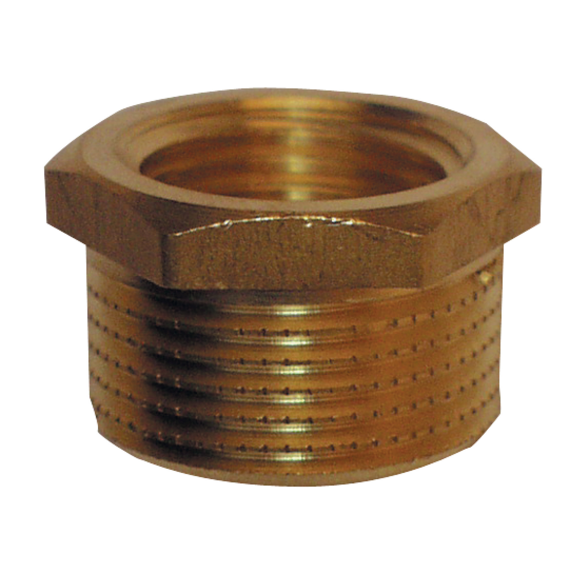 Reduzierstück Messing blank 1/2" AG x 3/8" IG