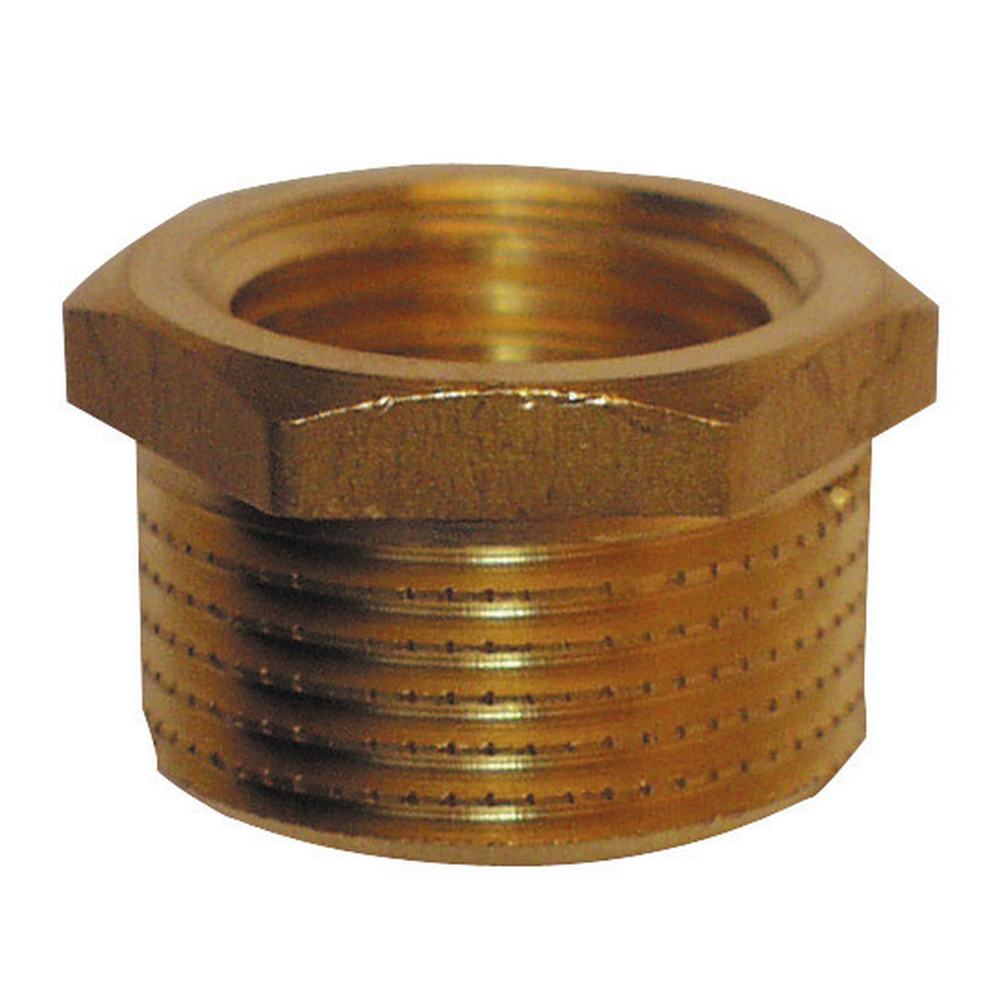 Reduzierstück Messing blank 3/4" IG x 1/2" AG