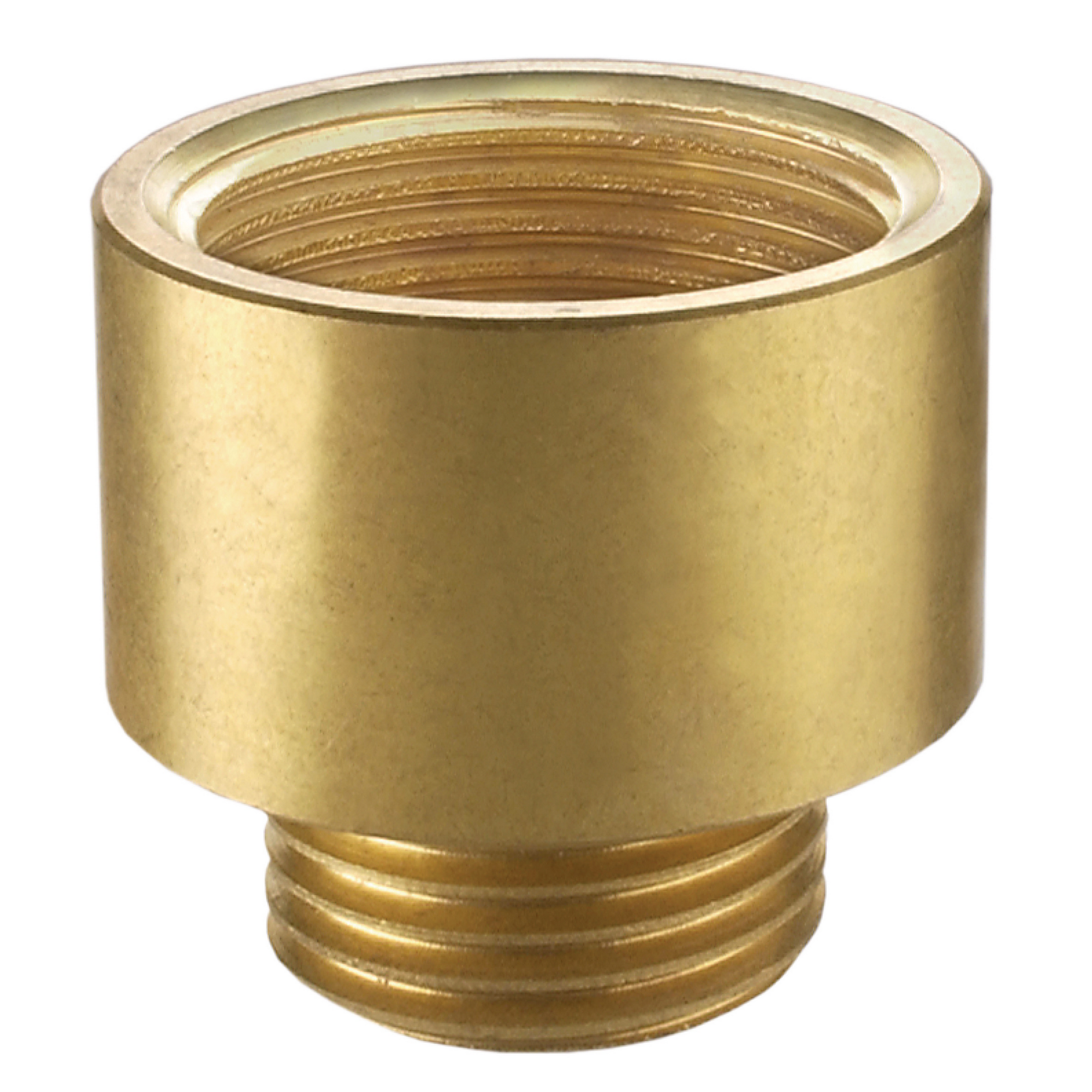 Reduzierstück Messing blank 3/4" IG x 1/2" AG