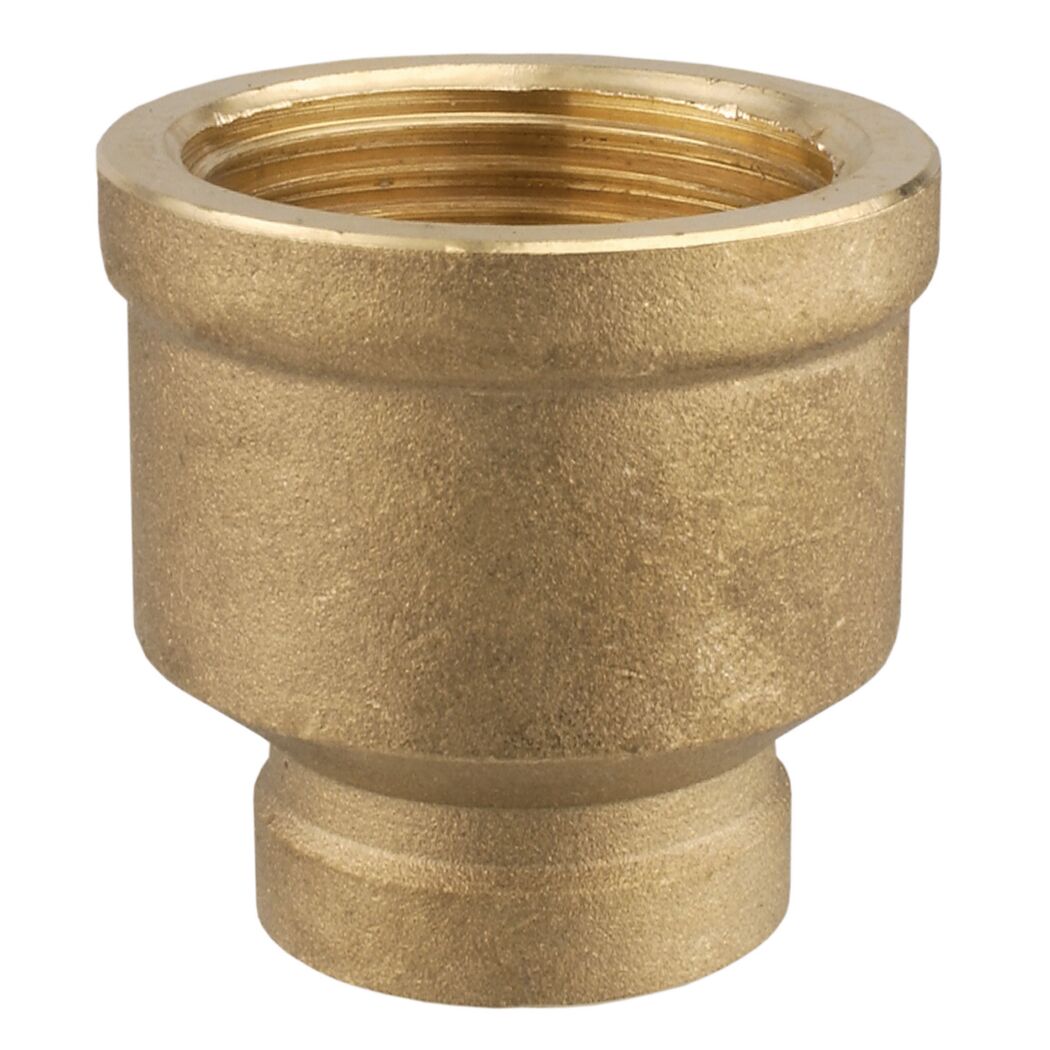 Reduziermuffe Messing blank 1" IG x 3/4" IG