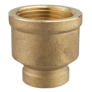 Reduziermuffe Messing blank 1" IG x 3/4" IG