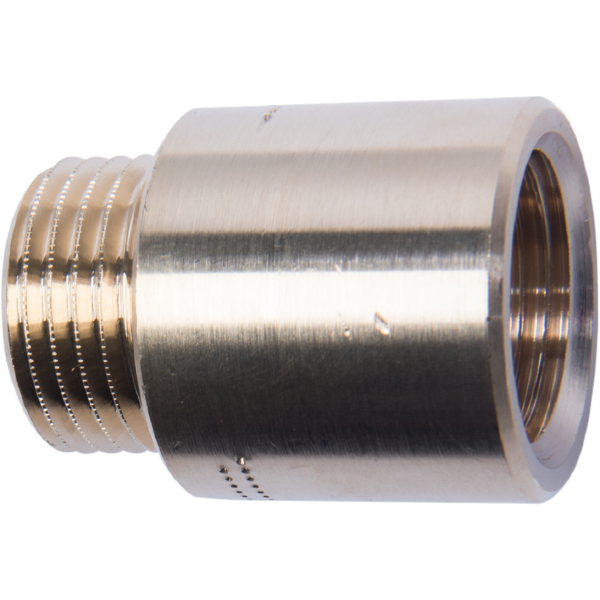 Hahnverlängerung Messing blank 3/4" IG/AG x 20 mm