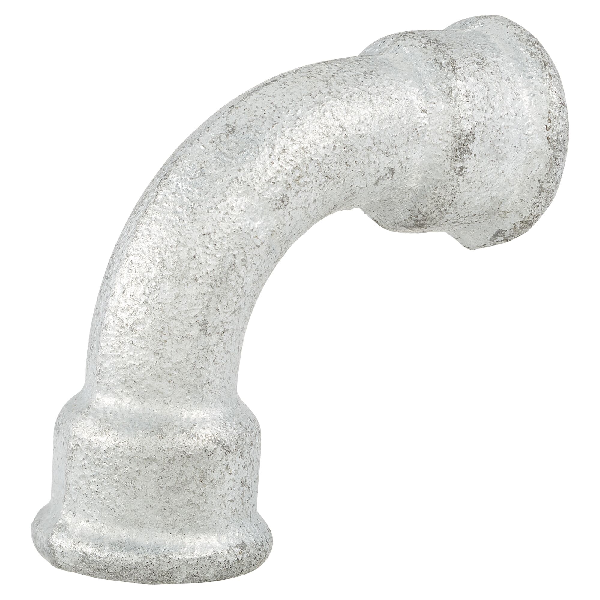 Verzinkter 90° Bogen mit zwei Muffen