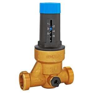Druckminderer für Wasserleitung 2 x 19,05 mm (3/4") AG