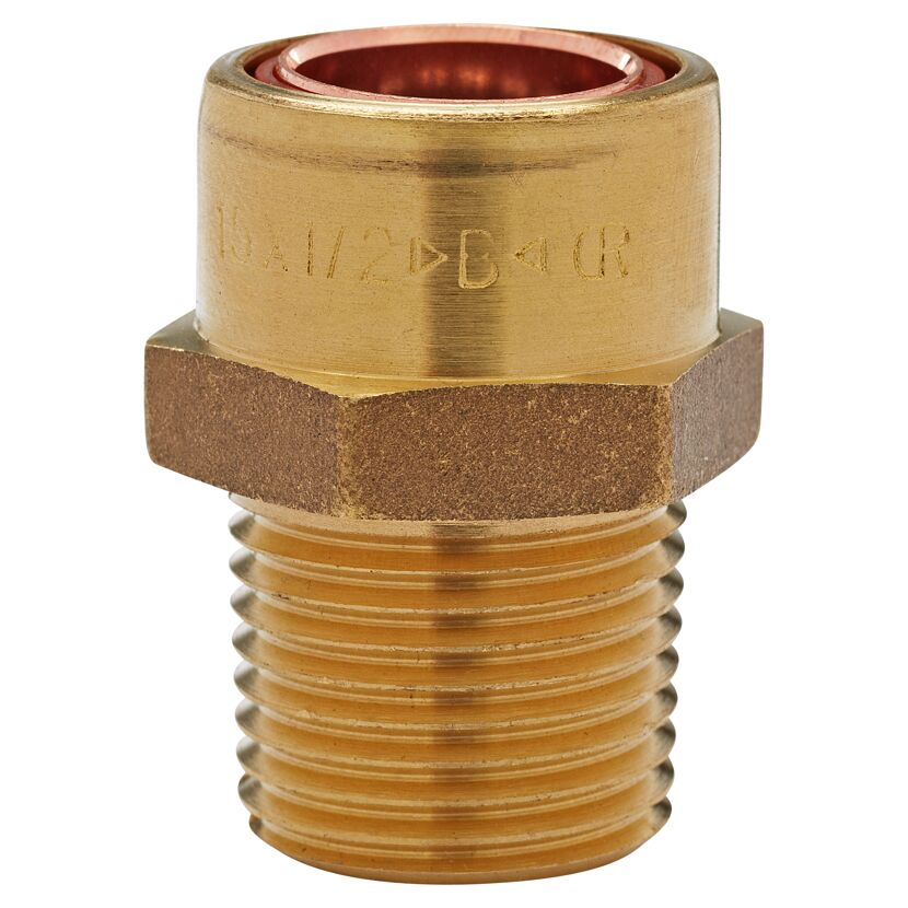 CU-Steck-Übergangsnippel 15 x 1/2"