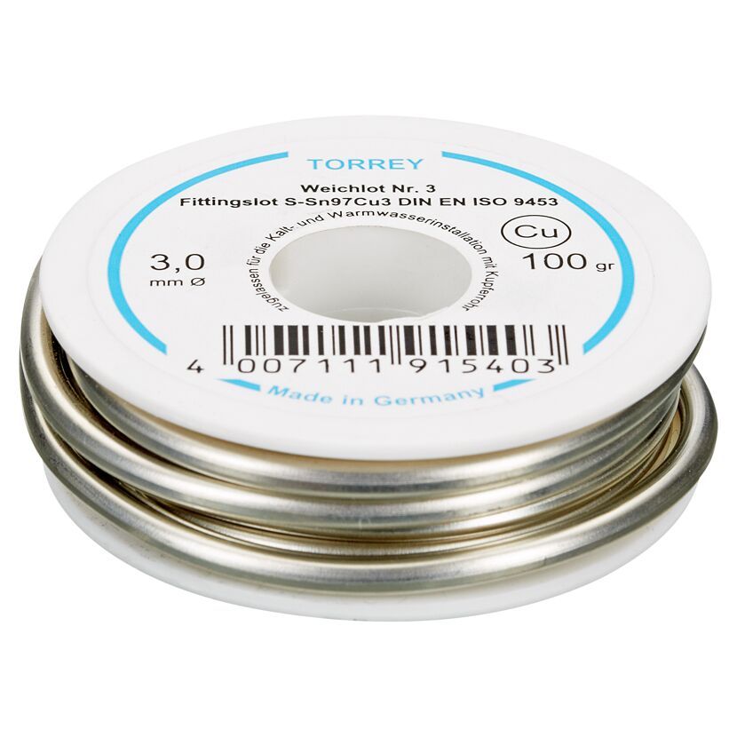 Rolle Weichlot 3,0 mm, 100 g