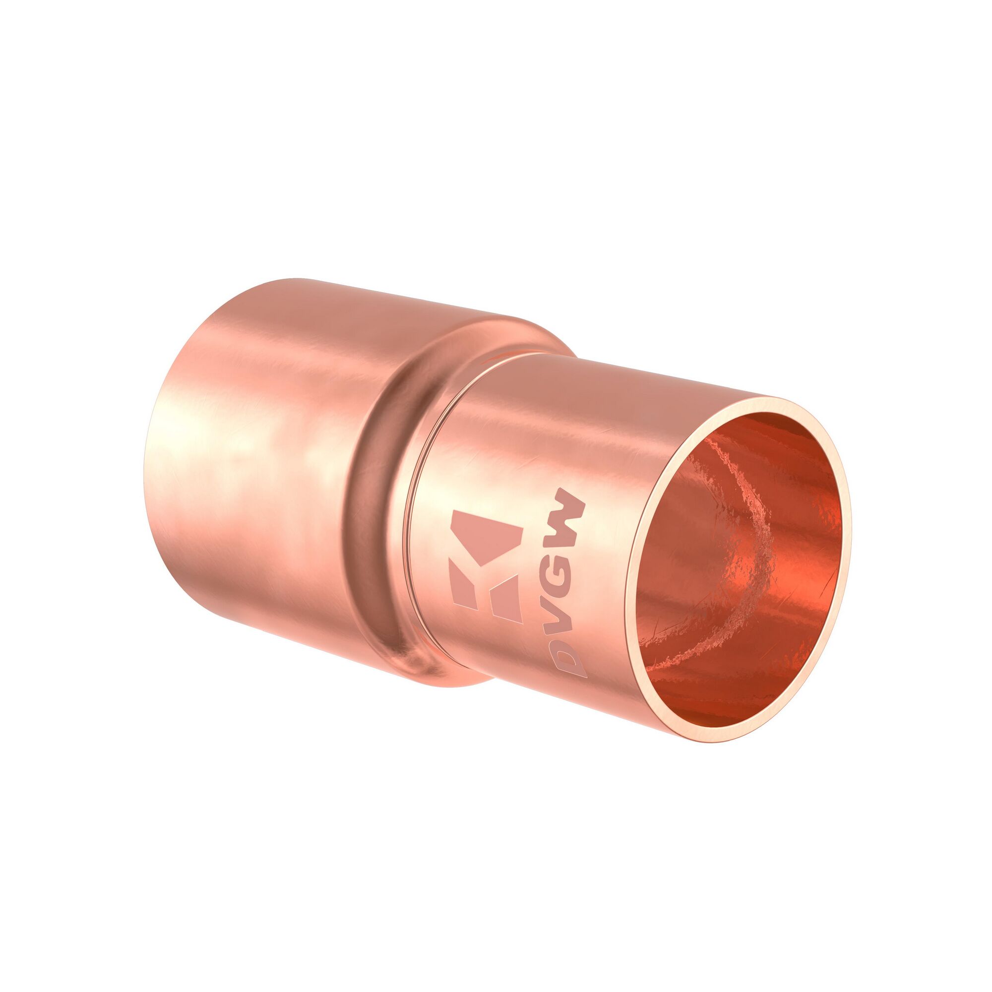 Kupferrohr mit DVGW-Logo