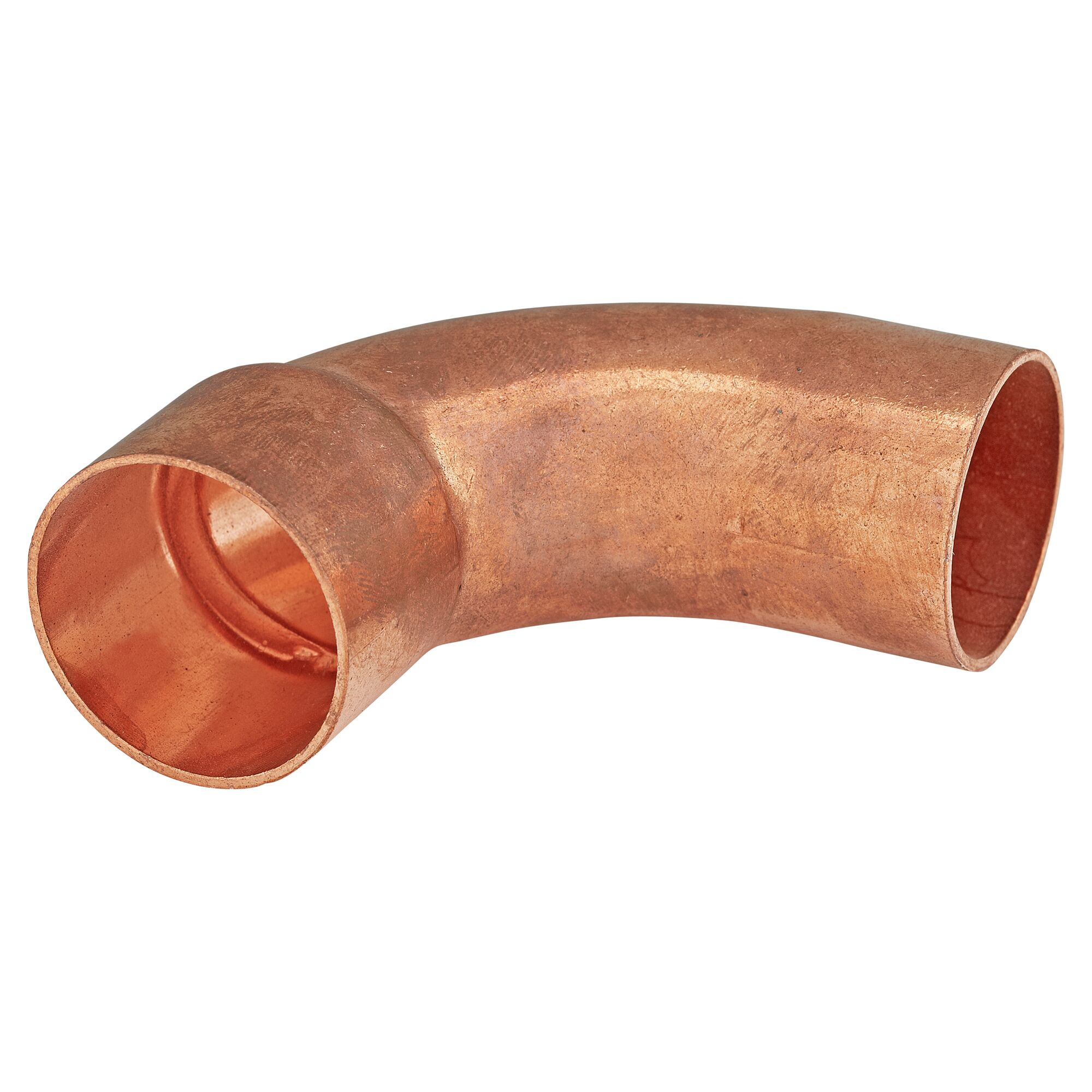 Kupferrohrbogen 90° mit Muffe