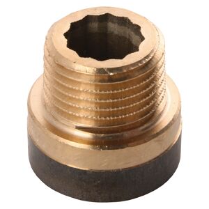 Hahnverlängerung Rotguss mit Innenvielkant 1/2" x 25 mm