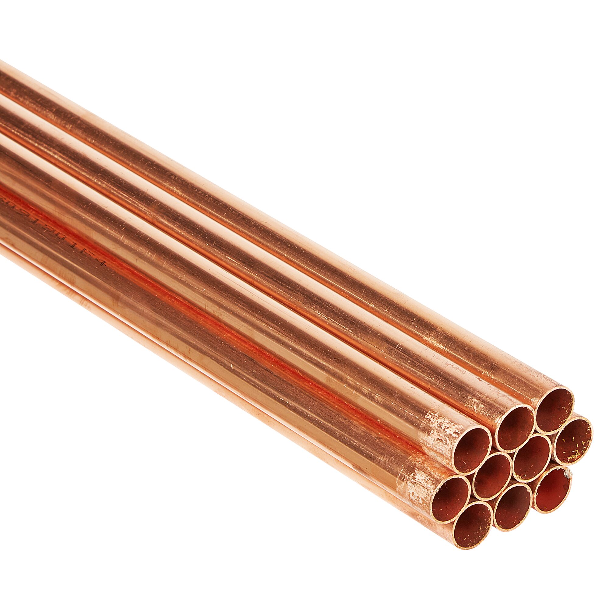 Kupferrohre, blank, 250 cm, 10 Stück