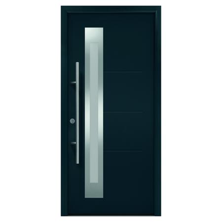 2. Bild von Haustür 'ISOPRO Secur 780S' anthrazitgrau 1100 x 2100 mm, links