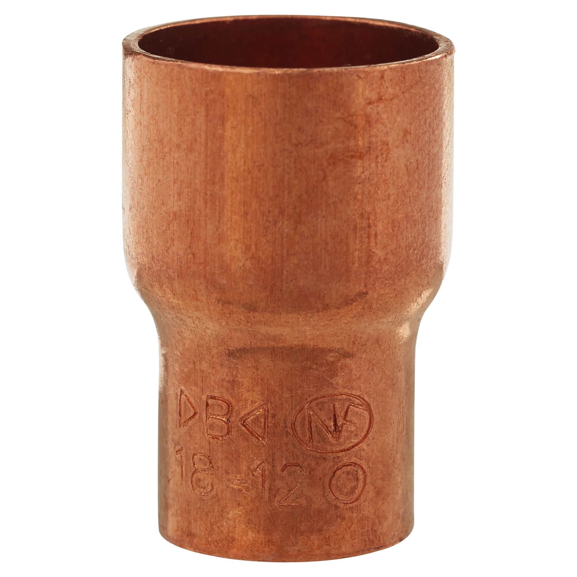 Kupferner Löt-Absatznippel 18A x 12mm