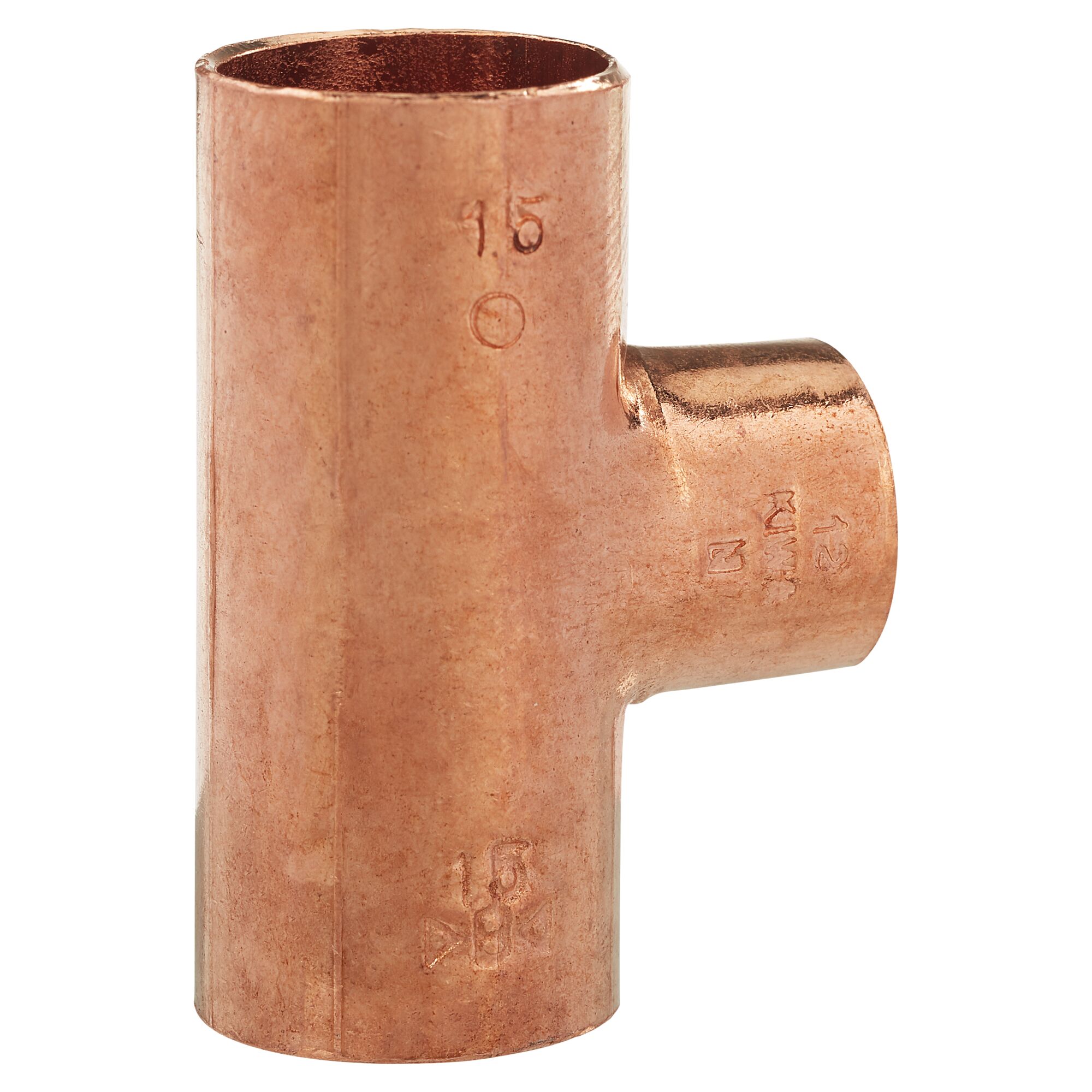 Kupfer T-Stück 15 x 12 mm