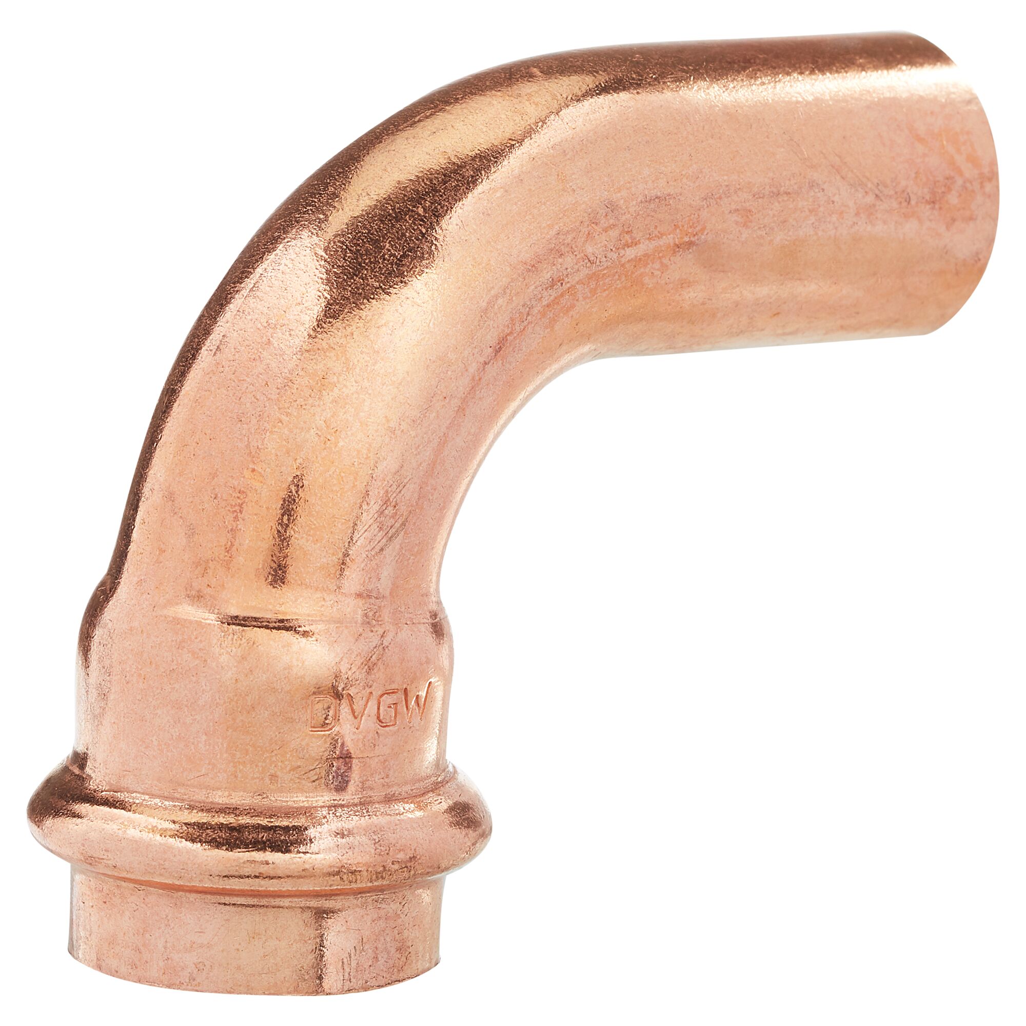 Kupfer-Pressfittingbogen 90°