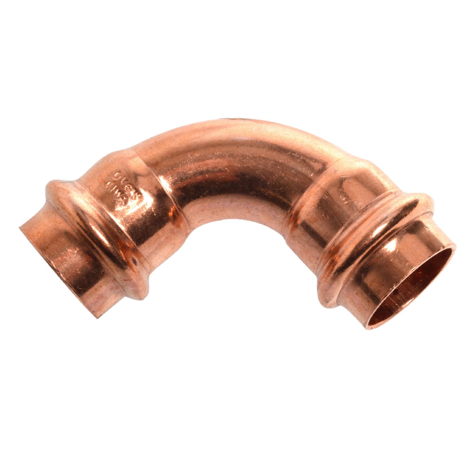 Kupferrohr mit Bogen