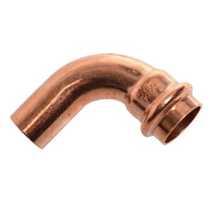 Kupferrohrbogen 90° blank Ø 18 mm, 1 Muffe