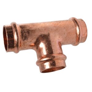 T-Stück Kupfer blank Ø 18 mm, 3 Muffen