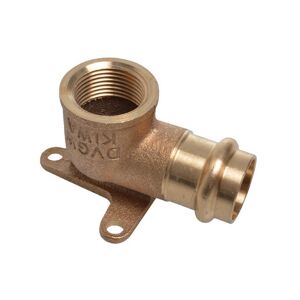Wandscheibe RG Rotguss blank 18 mm x 1/2"IG, 1 Muffe