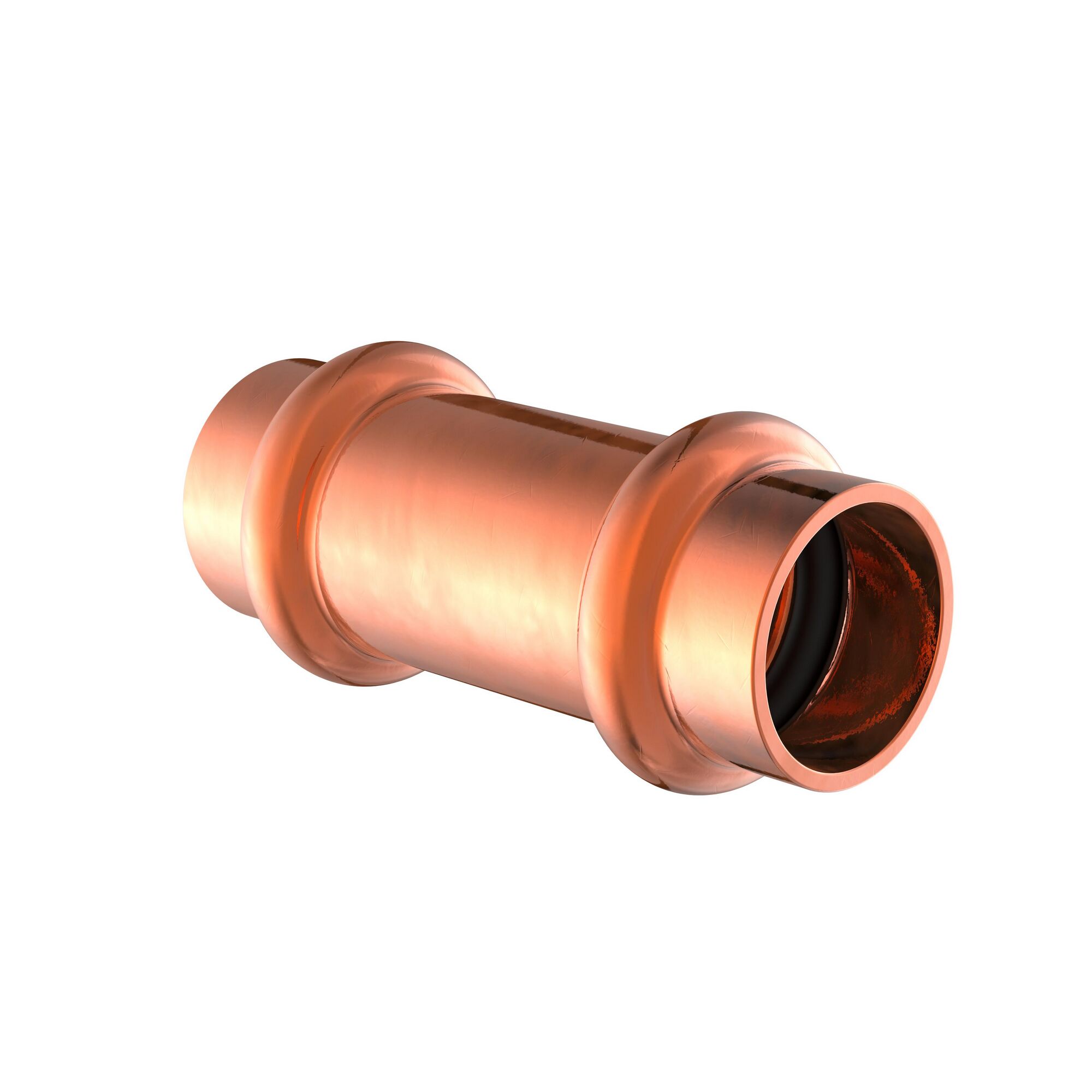 Kupferrohr mit Muffen