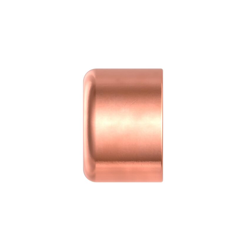 Kupferne Löt-Endkappe 12 mm