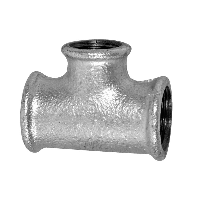Verzinktes T-Stück 1" x 1/2" x 1"