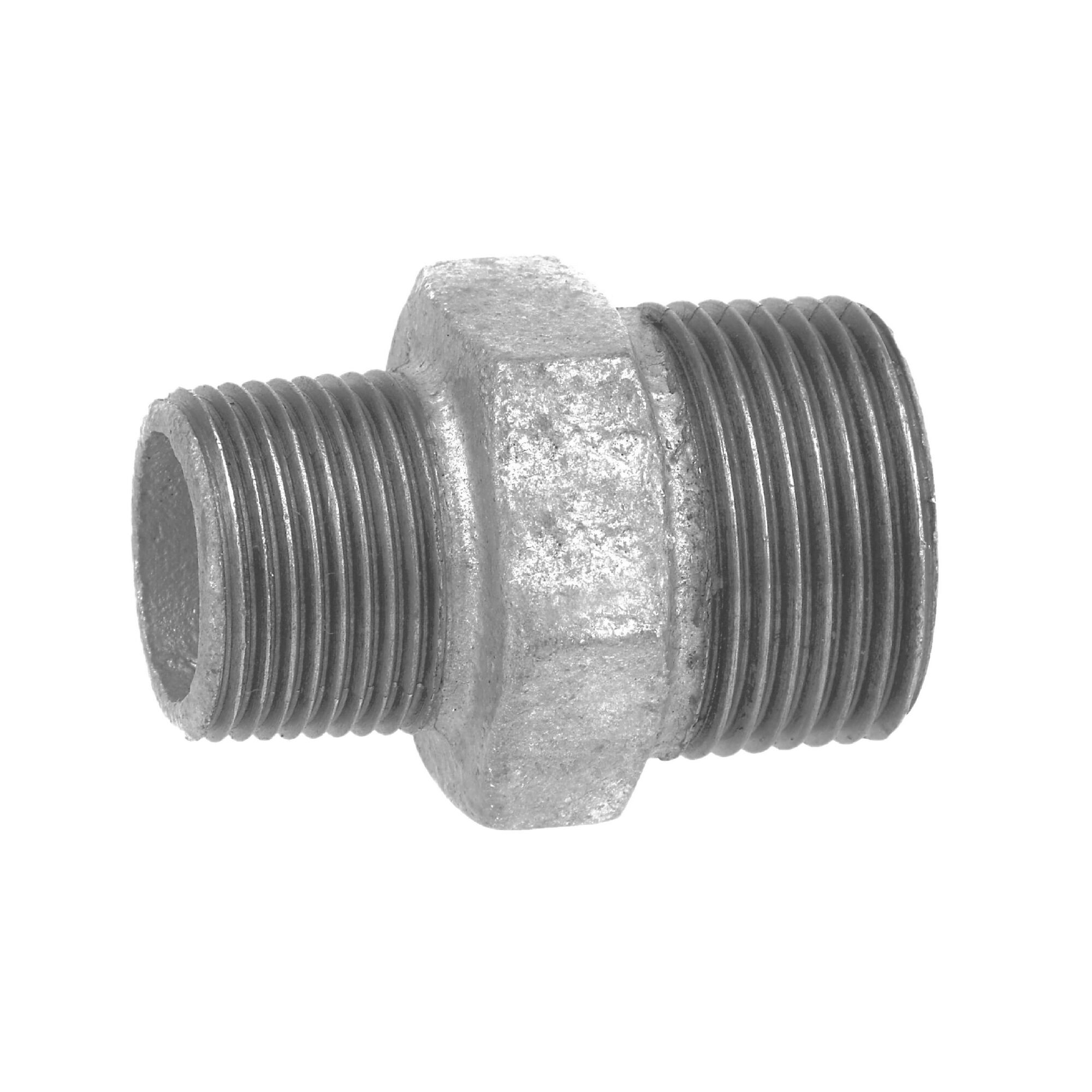 Verzinkter Reduziernippel 3/4" AG x 1/2" AG