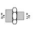 Reduziernippel 3/4" AG x 1/2" AG