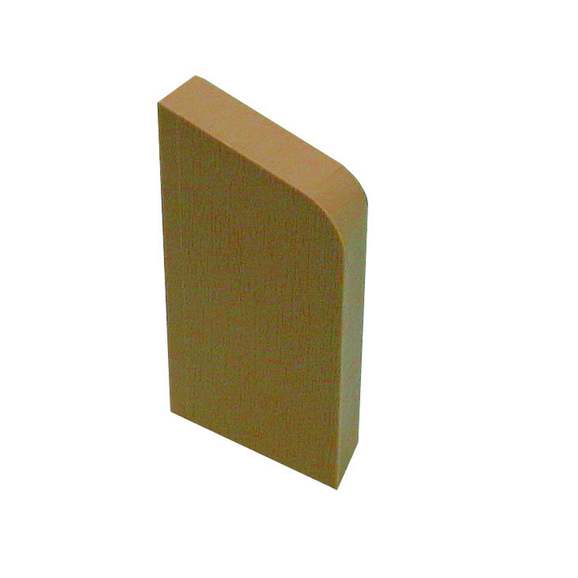Sockelleistenendstück 'Wiroflex' Kunststoff Buche rechts 8,6 x 4,5 x 1 cm + product picture