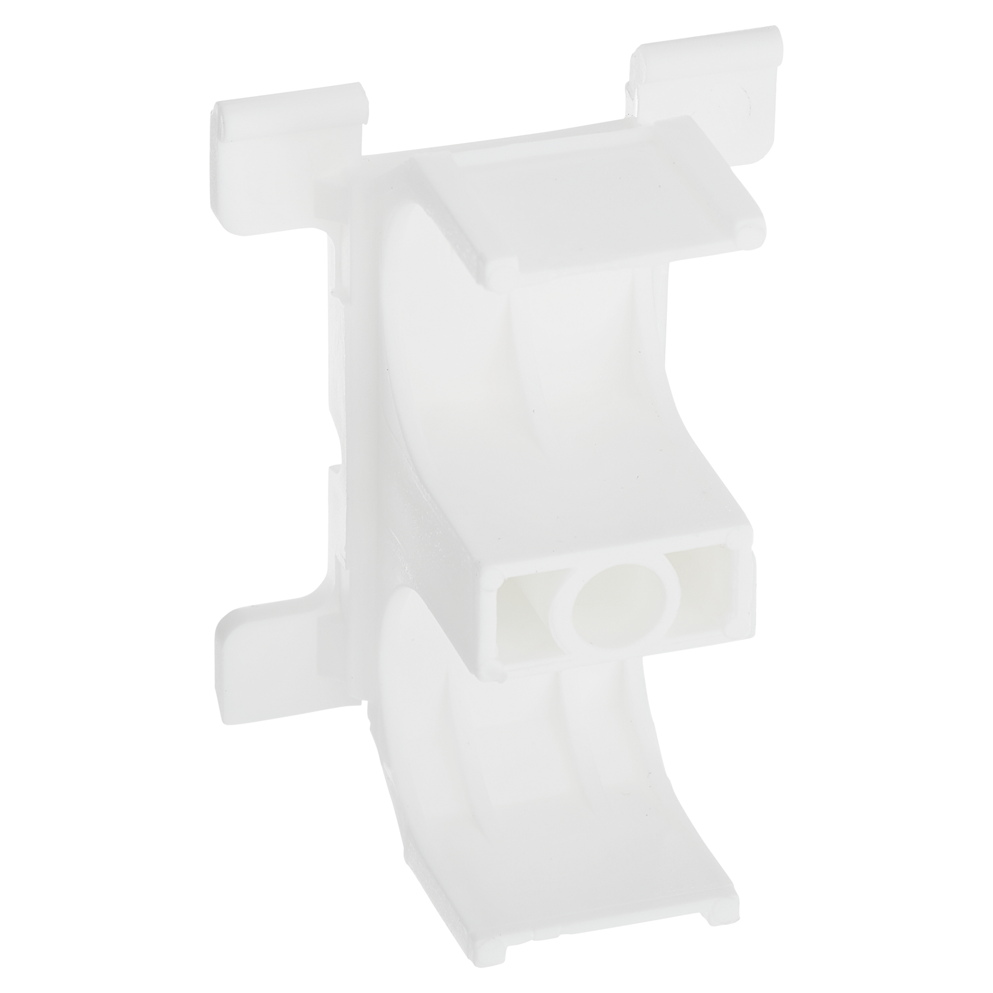 Wiroflex-Sockelleistenhalter Kunststoff weiß 5 Stück + product picture