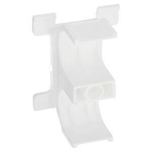 Wiroflex-Sockelleistenhalter Kunststoff weiß 5 Stück
