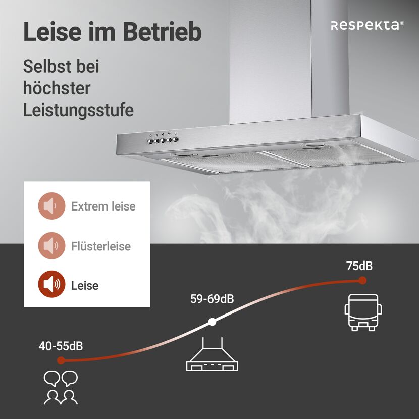 Blockhaube 'CH 22098 IXB' 60 cm, Edelstahl