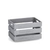 Aufbewahrungskiste 'Vintage' grau 31 x 19,5 x 21 cm