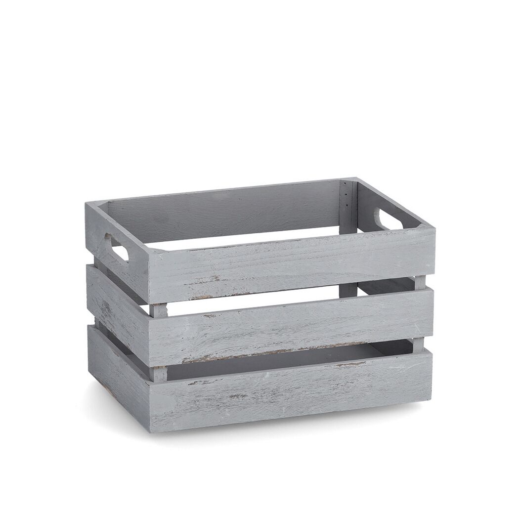 Aufbewahrungskiste 'Vintage' grau 31 x 19,5 x 21 cm