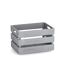 Aufbewahrungskiste 'Vintage' grau 31 x 19,5 x 21 cm