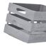 Aufbewahrungskiste 'Vintage' grau 31 x 19,5 x 21 cm
