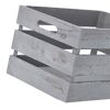 Aufbewahrungskiste 'Vintage' grau 35 x 20,5 x 25 cm