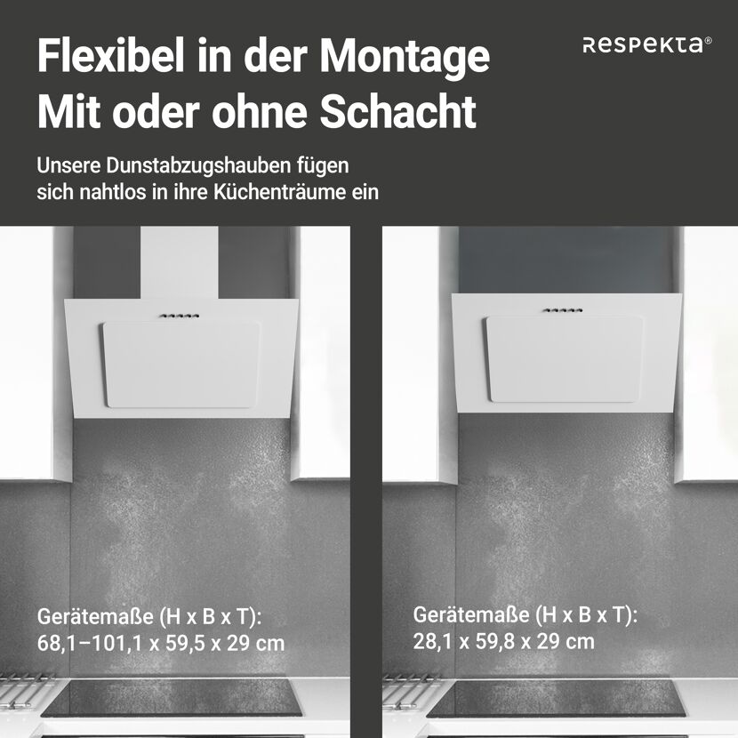 Kopffreie Schräghaube 'CH 33060 WB'