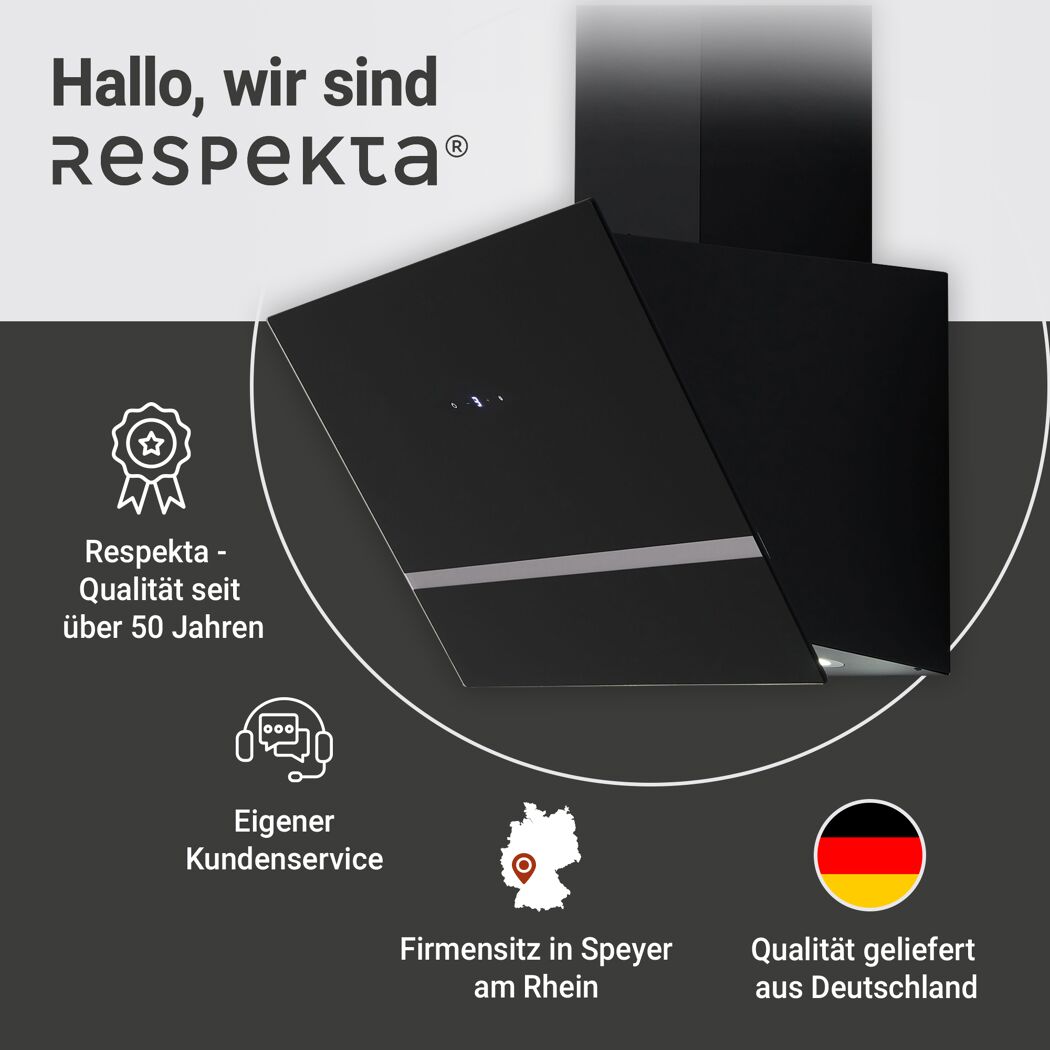 Design-Schräghaube 'CH24060 SAM' Touch Control, 60 cm