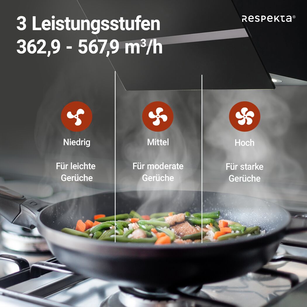 Design-Schräghaube 'CH24060 SAM' Touch Control, 60 cm