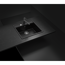Verkleinertes Bild von Einbauspüle 'Romi 100' schwarz 570 x 510 mm