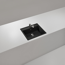Einbauspüle 'Romi 100' schwarz 570 x 510 mm