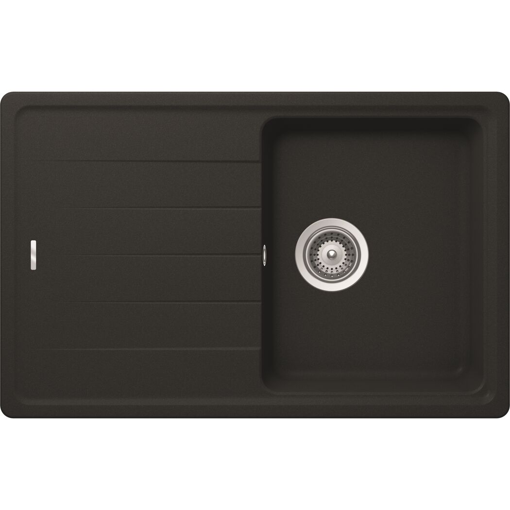 Schwarze Einbauspüle Sofia 100S Onyx