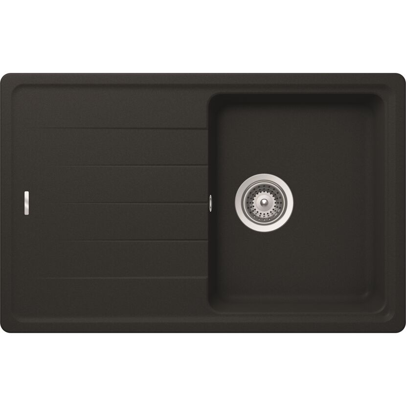 Schwarze Einbauspüle Sofia 100S Onyx