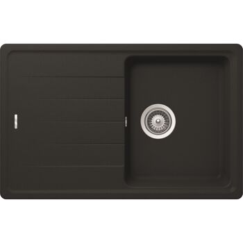 Einbauspüle 'Sofia 100S' schwarz 780 x 500 mm