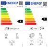 Zwei Energielabel für Kühl- und Gefrierschränke